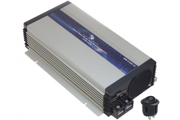 Omvormer 2100W SWI-2100S-12 in: 12V DC uit: 230V AC sinus